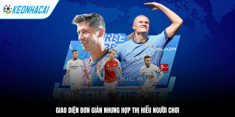 Giao diện đơn giản nhưng hợp thị hiếu người chơi