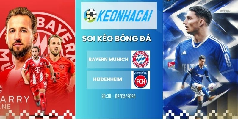 Kèo nhà cái Bayern Munich vs Heidenheim - Bundesliga, 02/05/2026